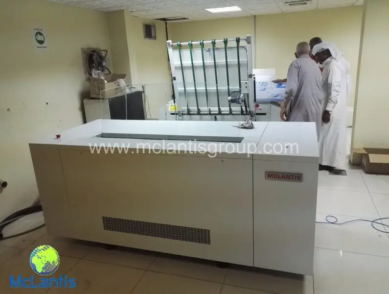 McLantis CTP machine with auto loader installed in Saudi Arabia