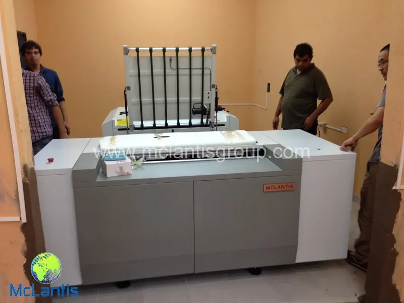 McLantis CTP machine installed in Paraguay