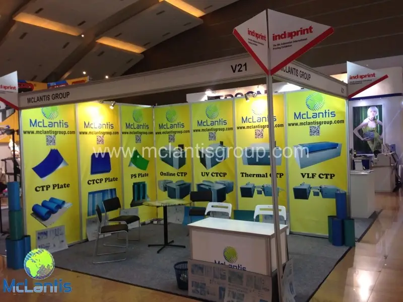 McLantis Exhibits on Indo Print in Indoprint in Jakarta Indonesia