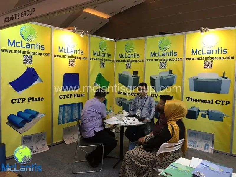 McLantis Exhibits on Indo Print in Indoprint in Jakarta Indonesia