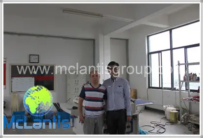 Russian Customer Visits McLantis Factory