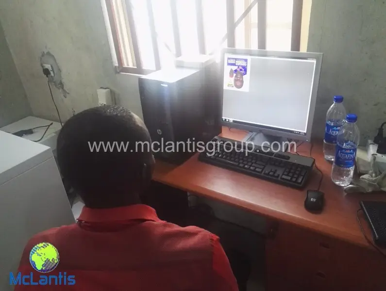 McLantis CTCP machine installed in Aba Nigeria with super printing quality
