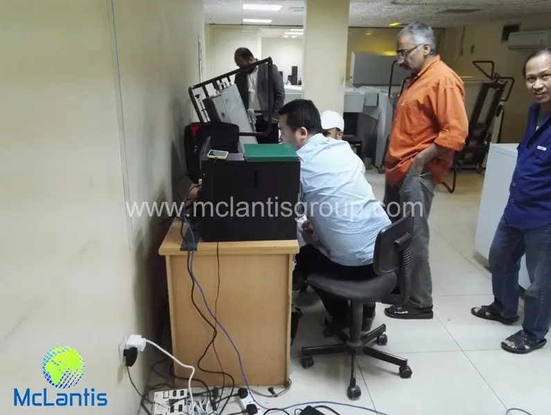 McLantis CTP machine with auto loader installed in Saudi Arabia