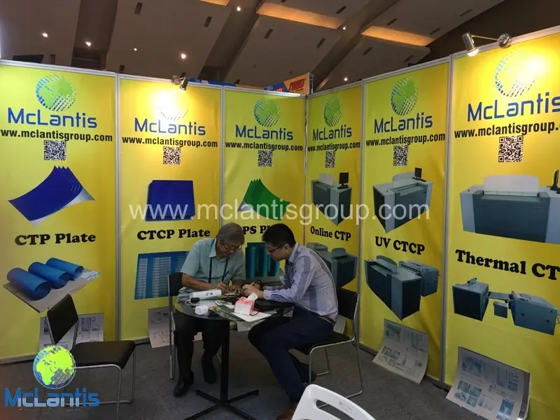 McLantis Exhibits on Indo Print in Indoprint in Jakarta Indonesia