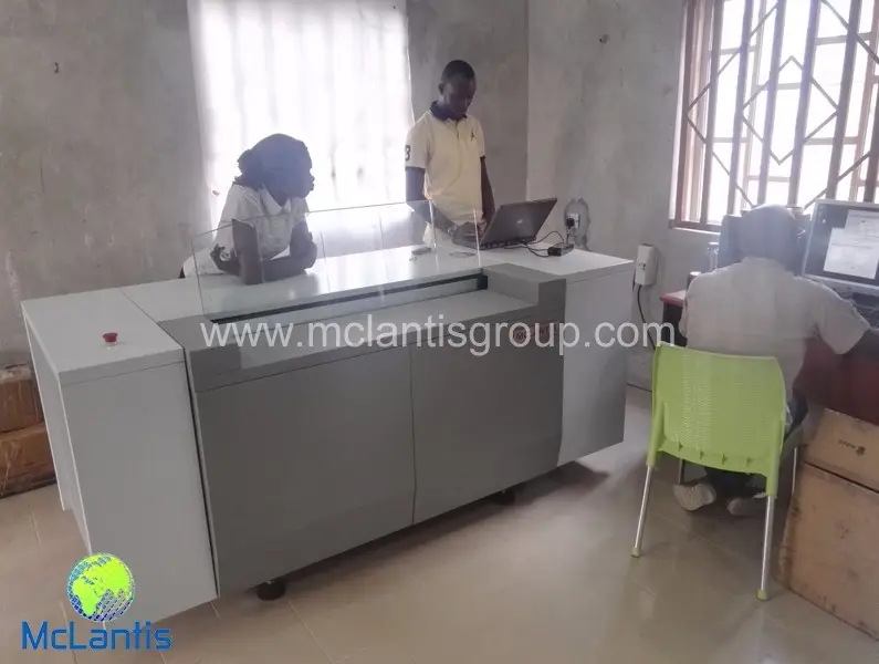 McLantis CTCP machine installed in Aba Nigeria with super printing quality