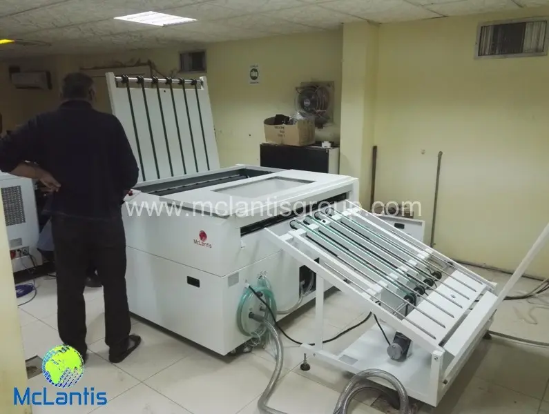 McLantis CTP machine with auto loader installed in Saudi Arabia