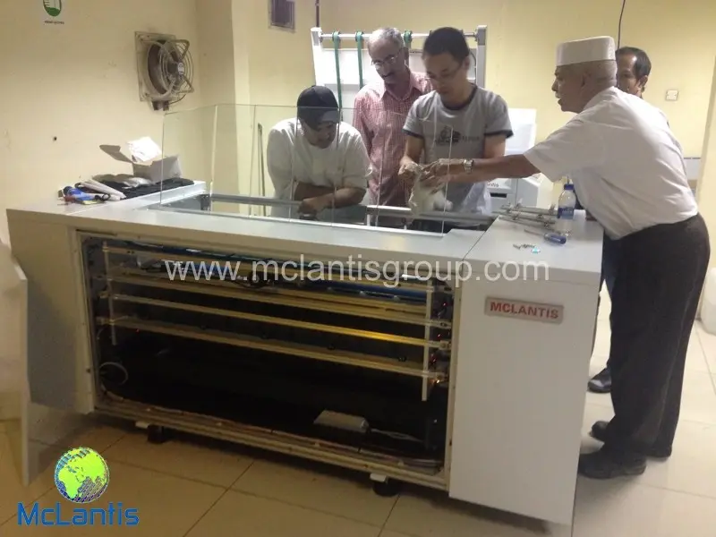 McLantis CTP machine with auto loader installed in Saudi Arabia