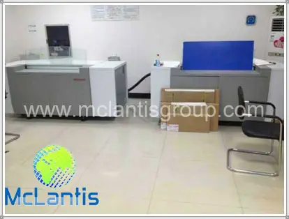 McLantis CTP Platesetter - Two Machines together at the plate output center