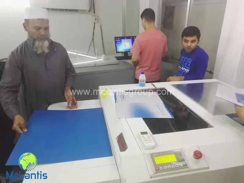 McLantis CTP Machine Installed in Repro House in Dhaka Bangladesh