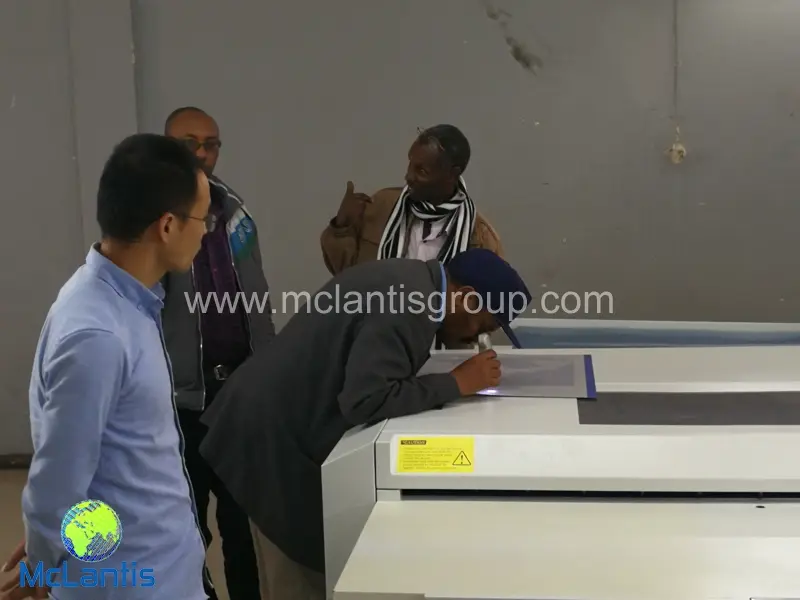 McLantis VLF CTP installed in Ethiopia Map Printer