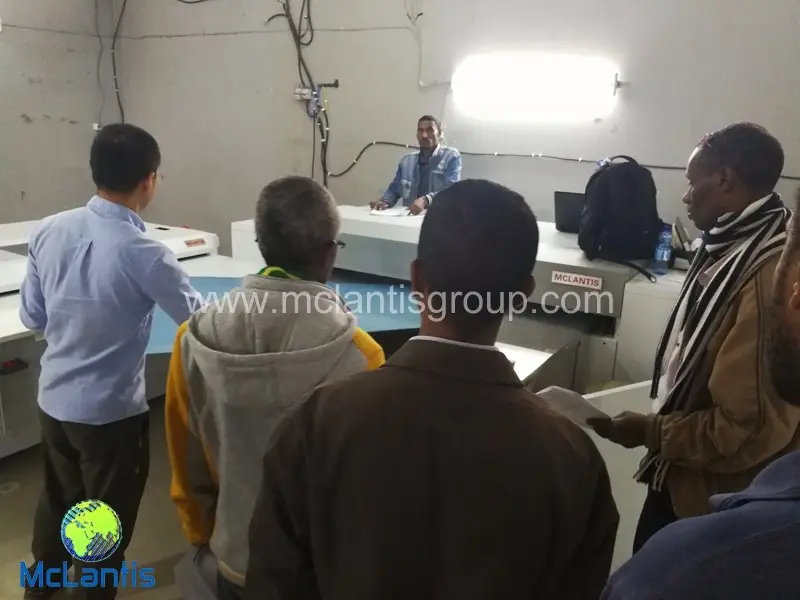 McLantis VLF CTP installed in Ethiopia Map Printer