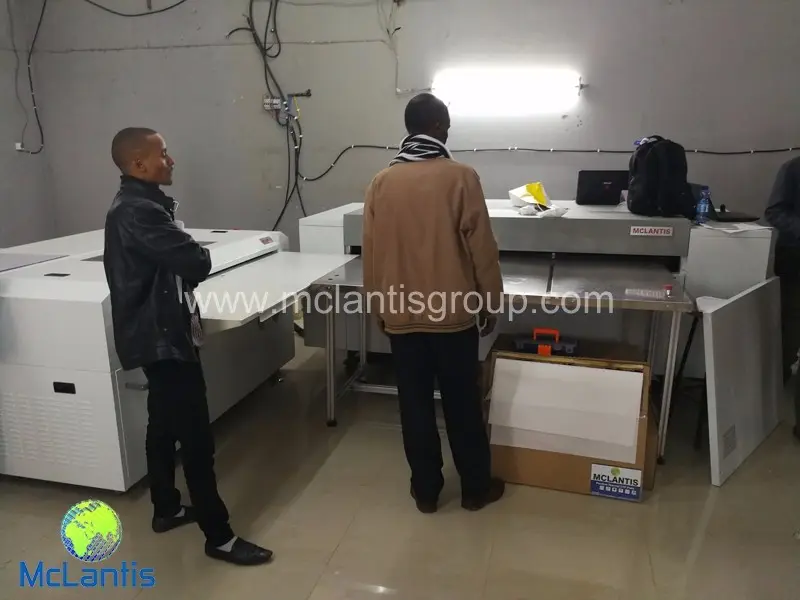 McLantis VLF CTP installed in Ethiopia Map Printer