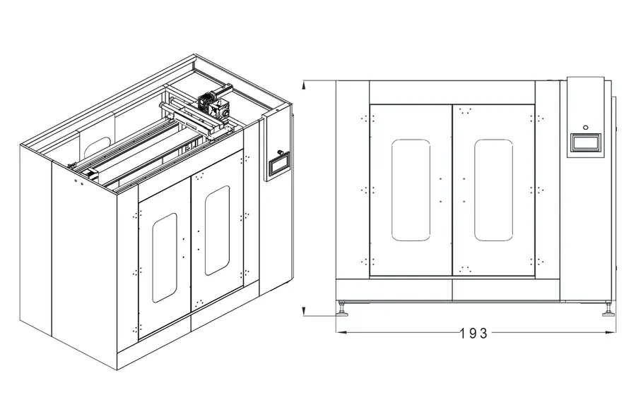 Automatic Screen Frame Washing Processor