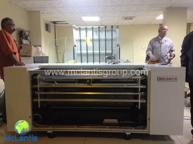 McLantis CTP machine with auto loader installed in Saudi Arabia